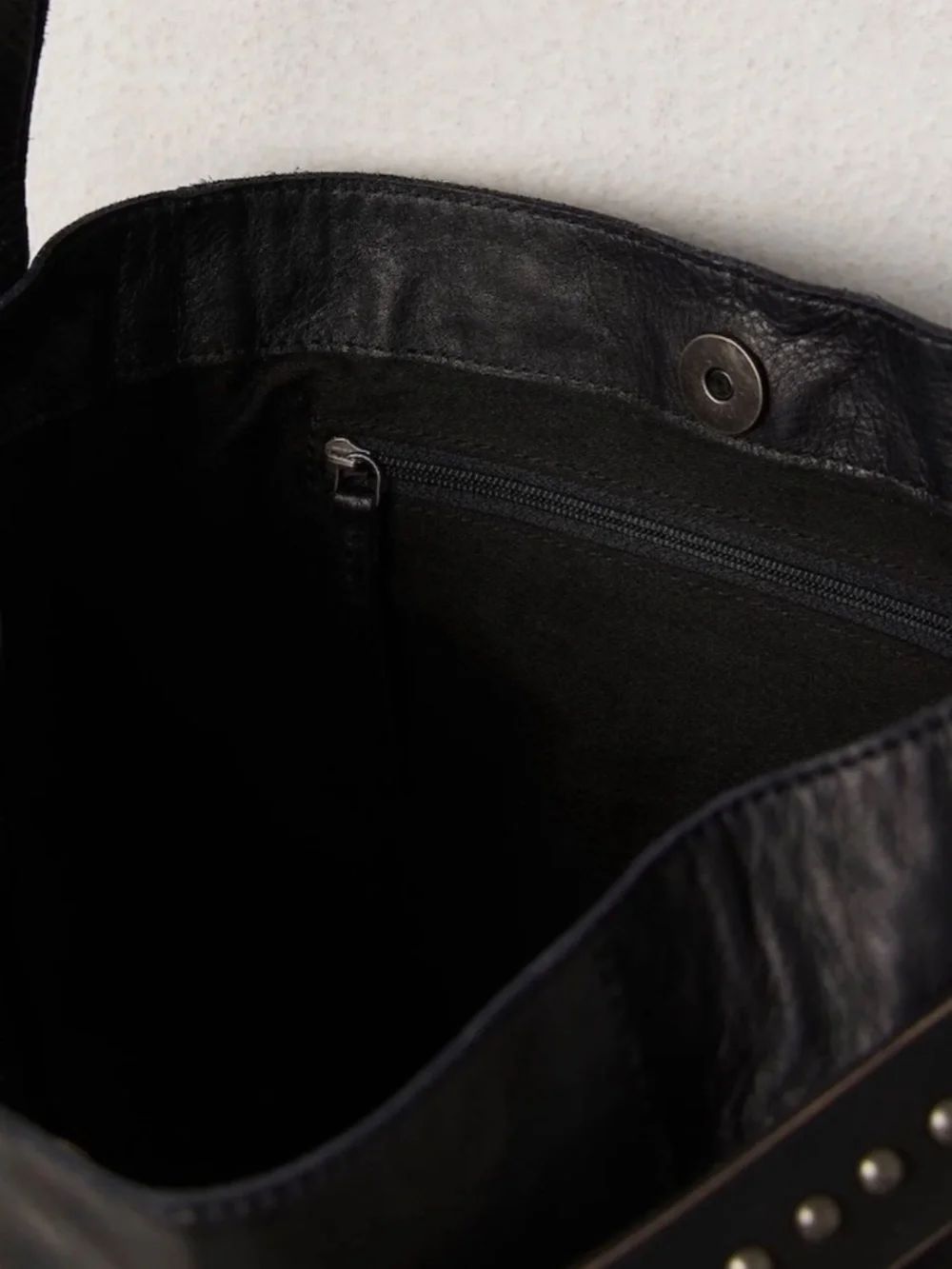 Free People┆Embellished Belt Bucked Bag┆Black┆307